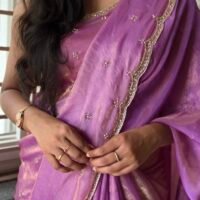 Premium-space-silk-handwork-saree